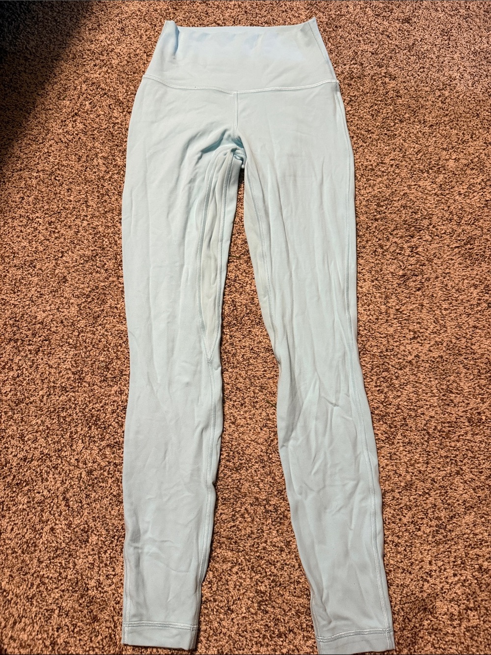Lululemon Light Blue High-Waist Leggings
